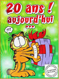 Check spelling or type a new query. Maxi Carte Anniversaire Garfield Special 20 Ans Popevents