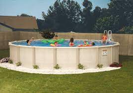 Their pools are meant to be professionally installed. Autumn Breeze Resin Swimming Pool Frame Backyard Pool Landscaping Pool Backyard Pool