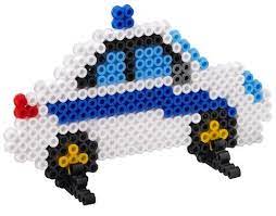 Vorlage bügelperlen fpolizei / hama bugelperlen set nr 4142 neu ovp in nordfriesland husum passende vorlagen für jede bewerbung: Police Car Hama Beads Hama 3418 Kit Bugelperlen Perler Bead Designs Basteln Bugelperlen