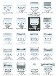Repinned Andis Blades Hair Length Chart Doggrooming