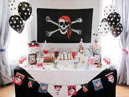 Check out these decoration and wearable supplies that will make your party location look festive, along with your party guests. Pirate Party Jaden Is 6 Chickabug Pirate Themed Birthday Party Pirate Party Tables Pirate Theme Party