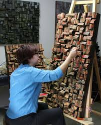 Pin De Ifri Em Wood Art Acoustic Panels Arte De Parede De Madeira Parede De Madeira Quadro De Madeira