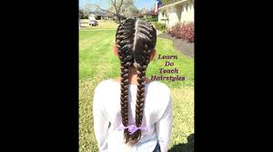 Braided corn rows have become a hairstyle that many celebrities are loving today. 2 French Braids From Start To Finish Youtube