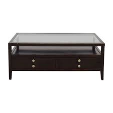 You can place them in your. 61 Off Black Wood And Glass Coffee Table Tables
