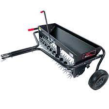 Calibrated flow control with adjustable stop features. 40 Aerator Spreader As2 40bh G Brinly Hardy Lawn And Garden Attachments