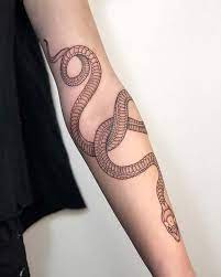 23 Bold And Badass Snake Tattoo Ideas For Women Boldtattoo Crazyforus Badasstattoos Snake Snaketa Around Arm Tattoo Arm Tattoos For Women Arm Wrap Tattoo