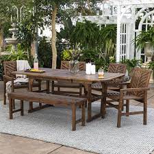 We did not find results for: Manor Park 6 Piece Extendable Outdoor Patio Dining Set Dark Brown Walmart Com Walmart Com