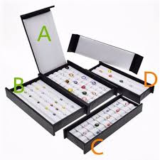 Jewelry Loose Gem Gemstone Storage Collection Display Box Case Holder Organizer Jewellery Storage Jewellery Display Jewelry Stand
