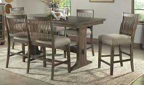 It comes with a drawer on each end of the table. Lane Home Furnishings Charleston Brown 7 Piece Counter Height Dining Set 5040 59 6x55 Miskelly Furniture