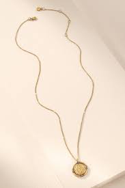 Gold Julia Coin Pendant Stella Dot Coin Pendant Necklace Coin Pendant Stella And Dot Jewelry