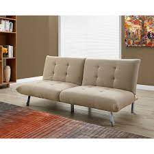 Westelm.com has been visited by 100k+ users in the past month Monarch Specialties Futon Split Back Click Clack Sand Linen The Home Depot Canada