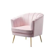 Furniture Of America Athene Midcentury Light Pink Velvet Accent Chair In The Chairs Departme In 2020 Upholstered Accent Chairs Velvet Accent Chair Furniture Of America