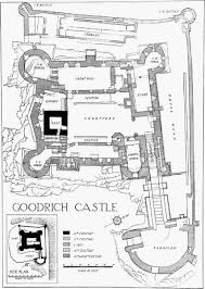 Goodrich Castle Castle Layout Castle Floor Plan Castle Plans