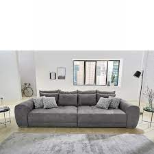 Wir haben unterschiedliche hersteller & marken verglichen und wir präsentieren ihnen sofa als leser hier alle. Big Sofa Moldau Grau Mit Kissen Mobel Jahnichen Center Gmbh