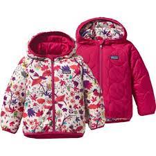 Reversible Puff Ball Jacket Infant Girls Baby Patagonia Toddler Winter Coat Toddler Coat