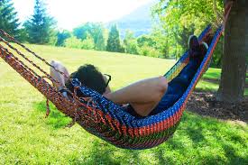 A hammock is a sling made from fabric, rope, and/or netting, suspended between two or more points. Paracord Hammock 39 Steps With Pictures Instructables