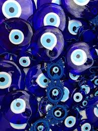 Nazar Boncugu Blue Art Wallpaper Backgrounds Blue Evil Eye