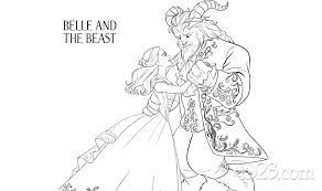 Beauty and the beast coloring book for adult ic books relieve. Say Bonjour To These Beauty And The Beast Coloring Pages D23