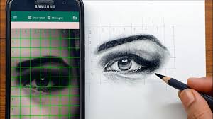 Grid on autodesk sketchbook / square grid for drawing flowers mandalas and more. Grid Method For Drawing Outlines Using Mobile App Pritam Saha Arts Youtube In 2021 Paint Marker Pen Drawing Grid Marker Art