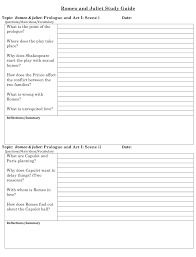 In what city does this play take place? Romeo And Juliet Study Guide Worksheet Download Printable Pdf Templateroller