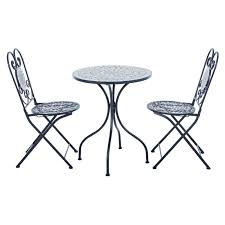 We have clear requirements for all the wood we use, including a ban on illegally harvested wood. Azuma Mosaic Bistro Set Garden Furniture 2 Seater With Round Table 2 Folding Chairs For Outdoor Dining Alfresco Eating Food Drink Patio Decking Conservatory Small Gardens Greek Design Athena Buy