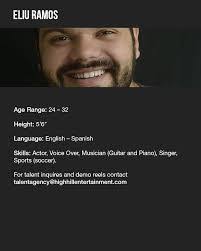 Eliu Ramos's Instagram, Twitter & Facebook