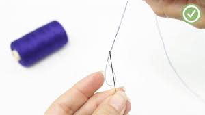 Then, insert your needle under that loop and tie a knot. How To Thread A Needle And Tie A Knot 13 Steps With Pictures