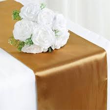 Efavormart 5pcs Of Premium Satin Table Top Runner For Weddings Birthday Party Banquets Decor Fit Rectangle And Round Table Walmart Com Table Runners Wedding Wedding Table Runners Gold Gold Table Runners
