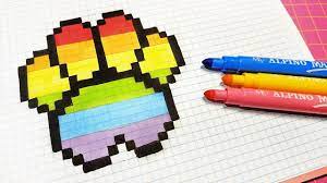 Los dibujos animados se crean dibujando los fotogramas, uno por uno (24 de ellos por cada segundo de animación), siguiendo la técnica desarrollada principalmente por los animadores de disney a principios del siglo xx. Pixel Art Hecho A Mano Como Dibujar Una Huella Arcoiris Pixel Art Templates Pixel Art Pixel Drawing