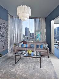 Peacock Blue And Gray Design Ideas Pictures Remodel And Decor Silver Living Room Light Blue Living Room Monochromatic Room
