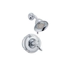 Buy the delta bathtub and shower valve parts to repair and maintain your faucets in peak efficiency. Delta Victorian 1 Handle Shower Only Faucet Trim Kit In Chrome Valve Not Included T17255 The Home Depot