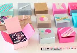 Diy Mini Boxes Diy Holiday Gifts Gifts Miniature Gift