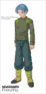 Future Trunk Blue Hair Cc Sweater Future Trunks Trunks Character