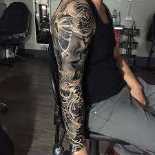 Black And Grey Tattoo Artists London Tattoo Artists On Instagram Beautiful B G Style Sleeve Artist Piotrdedel Location London Uk Sleeve Tattoos Tattoos Best Sleeve Tattoos