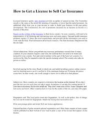 Is an insurance producer with the life line of authority who is operating as a viatical settlement broker under the exemption from licensing requirements required to post a bond? How To Get A License To Sell Car Insurance By Neli Plesico Issuu