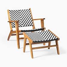 Bondi Outdoor Lounge Chair Ottoman Set In 2020 Lounge Chair Outdoor Teak Lounge Chair Chair And Ottoman Set