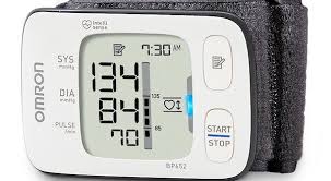 A wrist blood pressure monitor includes a cuff that fits around the wrist. Omron 7 Series Wrist Blood Pressure Monitor Review
