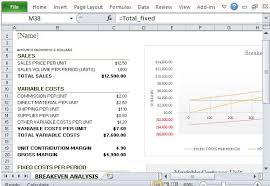 How To Easily Create Breakeven Analysis In Excel