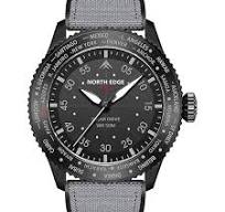 NORTH EDGE Men's Military Solar Drive Pilot Analog Quartz ...