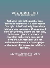 Timeless Archangel Card Reading Ask Archangel Uriel 22 Archangel Uriel Archangels Angel Guidance
