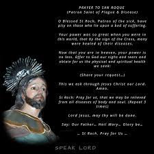 Check spelling or type a new query. Speak Lord Prayer To San Roque Patron Saint Of Plague Facebook