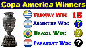 Uruguay has the most copa america championships, with 15, while the current champion is chile in 2015. Copa America Winners Uruguay Argentina Brazil Are The Top Cup Winner All Copa America Winners Youtube