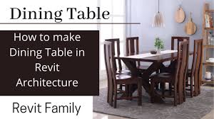 Second it's wide in style. How To Make Dining Table In Revit Architecture Step By Step Pts Cad Expert Youtube
