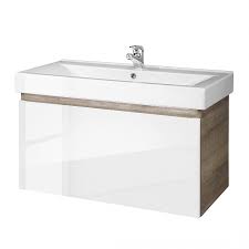 Welcher waschtisch mit unterschrank 60 cm passt zu mir? Fackelmann Piuro Waschtisch Mit Unterschrank Farbe Weiss Graueich