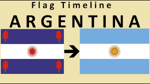 The argentine flag is a horizontal bicolour with in the center an emblem. Flag Of Argentina Historical Evolution With Argentine National Anthem Youtube