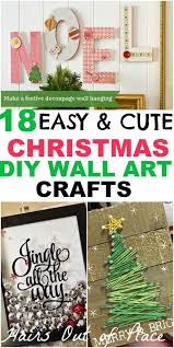 18 Christmas Diy Home Decor Wall Art Ideas Christmas Wall Decor Diy Christmas Wall Art Christmas Diy