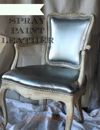 Spray Paint Leather Chair Painting Leather Paint Furniture Leather Chair