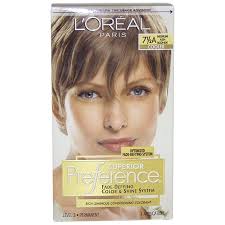 Lifting your hair's natural hair color a few shades can be achieved through a boxed dye. Superior Preference Fade Defying Color 7 5a Medium Ash Blonde Cooler By Loreal Paris For Unisex Walmart Canada