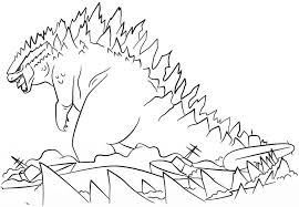 Here are godzilla coloring pages on the occasion of the release in 2019 of the film godzilla 2: Shin Godzilla Coloring Pages Coloring Home