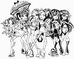 Has been added to your cart. Monster High Coloring Pages Draculaura And Clawdeen Coloring Home